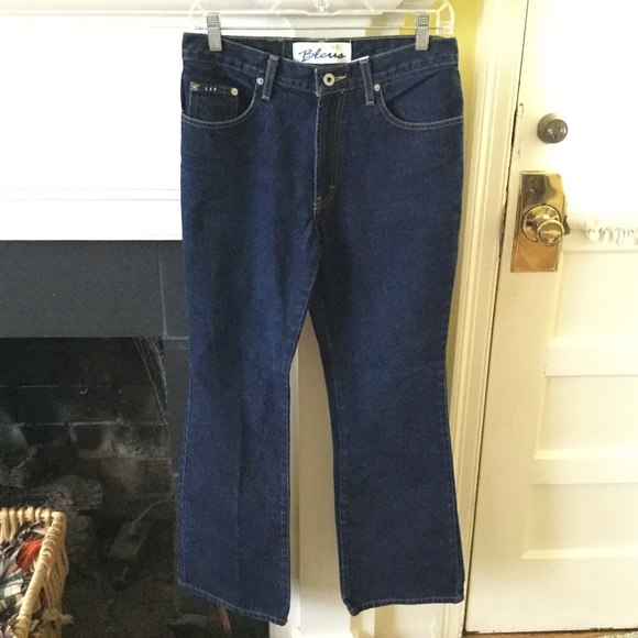 Vintage 90s Y2K Express Moda Flare Dark Jeans - Size 5/6 - Picture 1 of 8